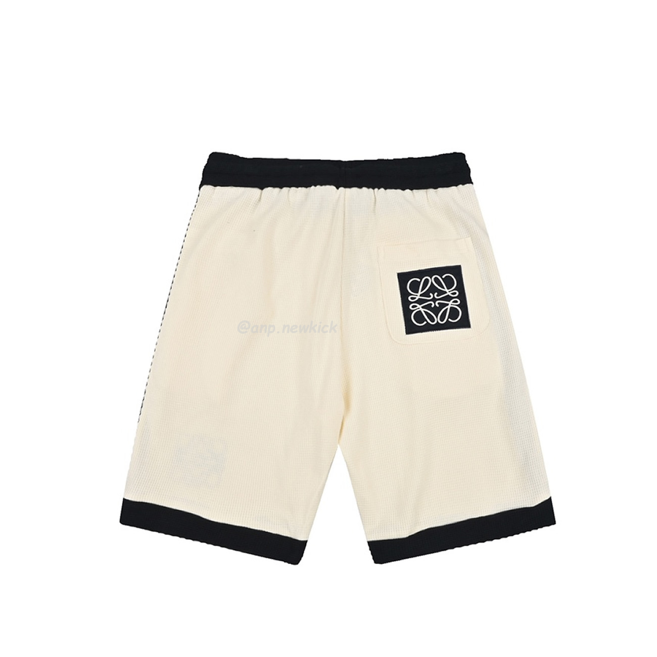 Loewe 24ss Embroidered Logo Color Blocking Waffle Shorts (11) - newkick.app